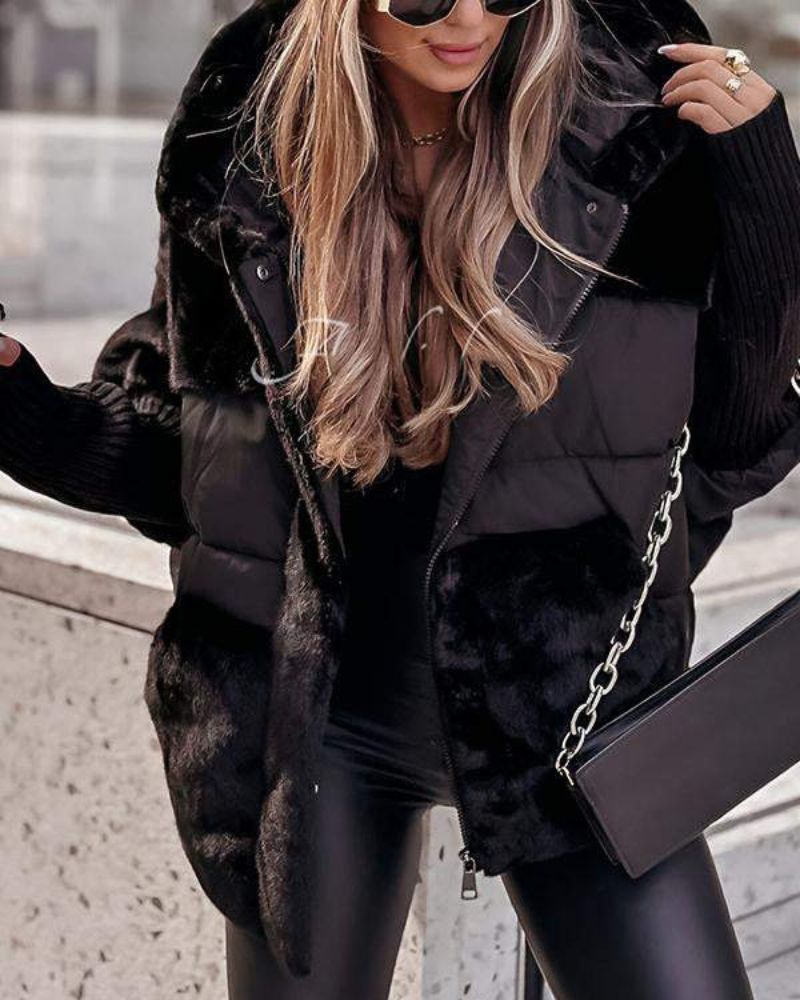 LIORA - COSY HOODED COAT