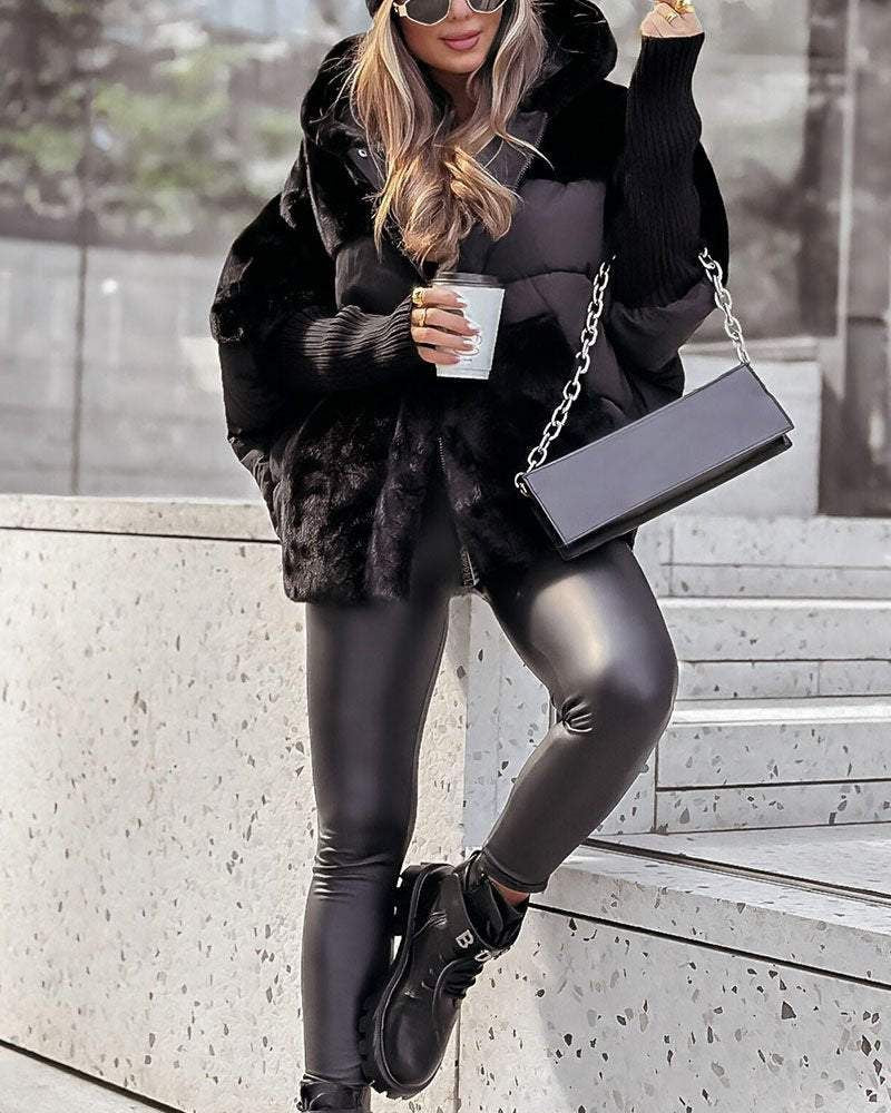 LIORA - COSY HOODED COAT