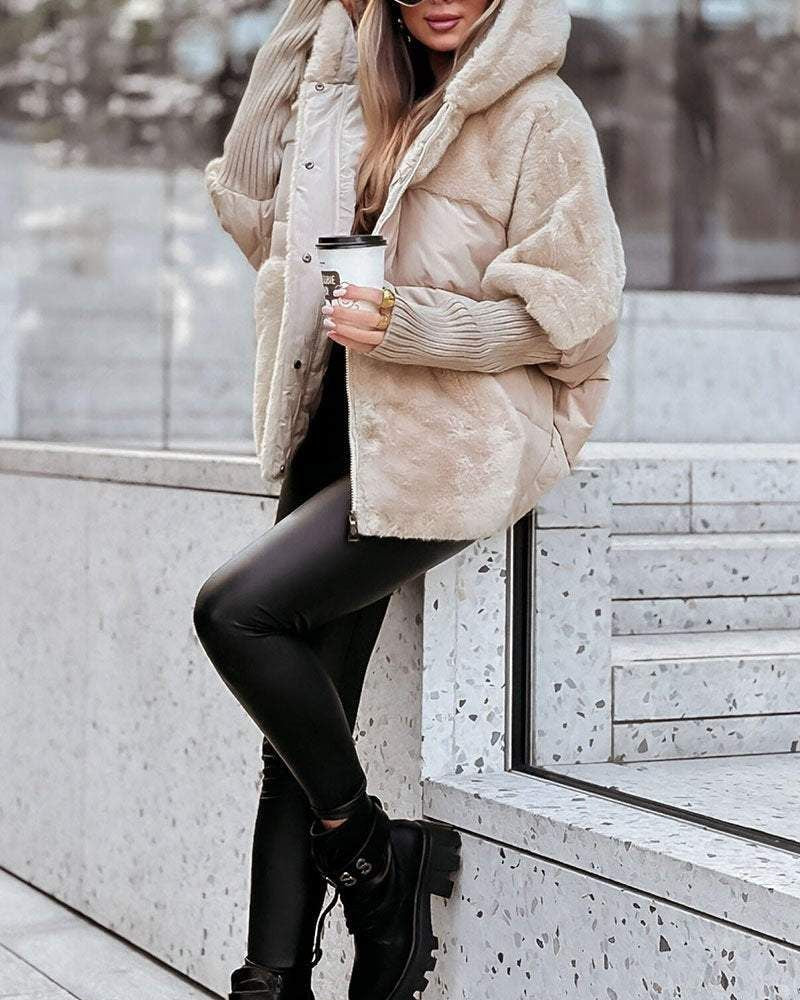 LIORA - COSY HOODED COAT