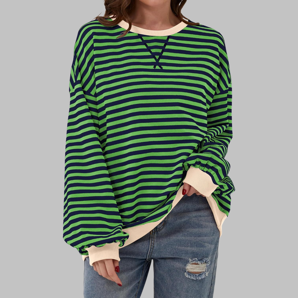 NOELLE - RELAXED STRIPED PULLOVER