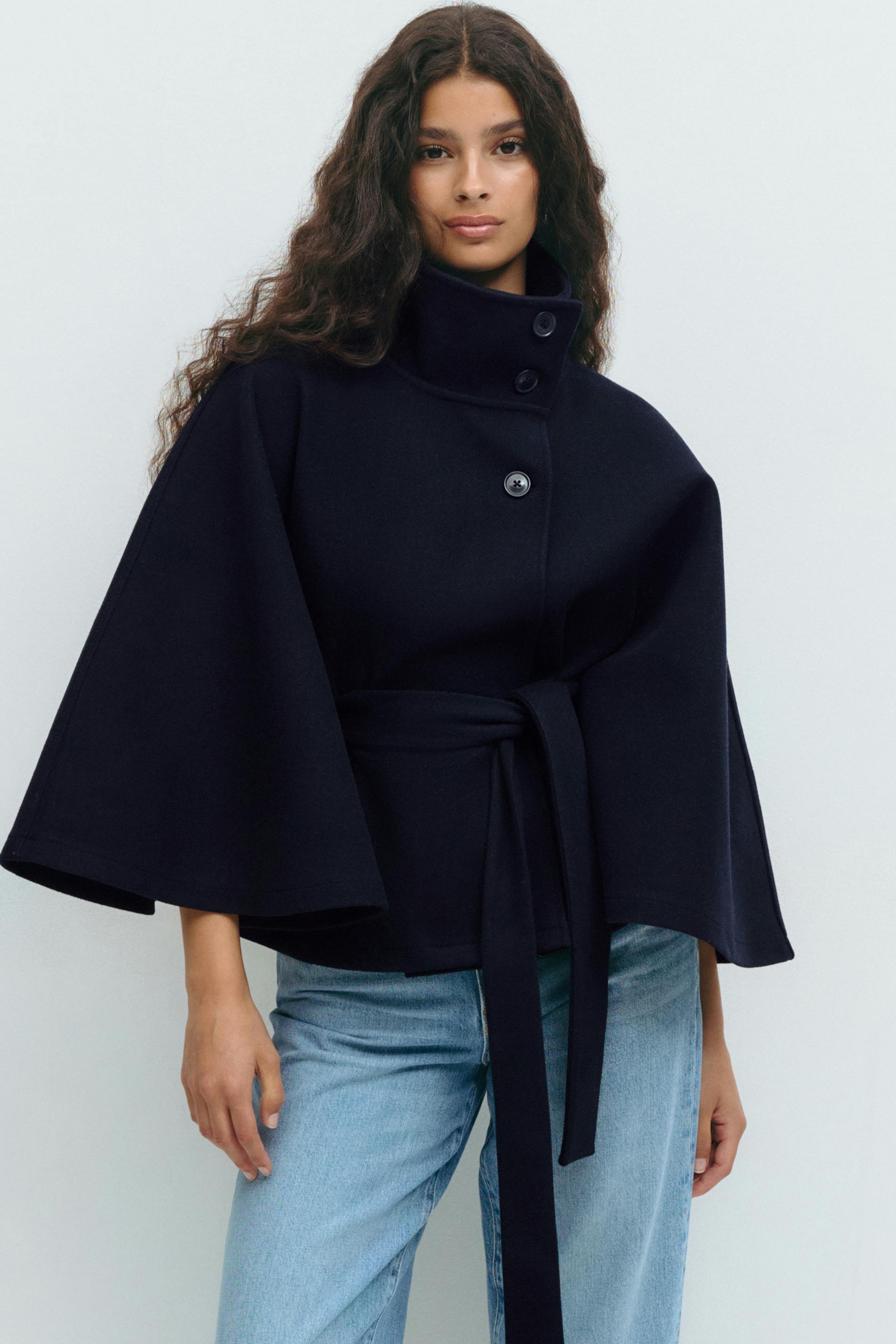 INEAH - BELT CAPE COAT