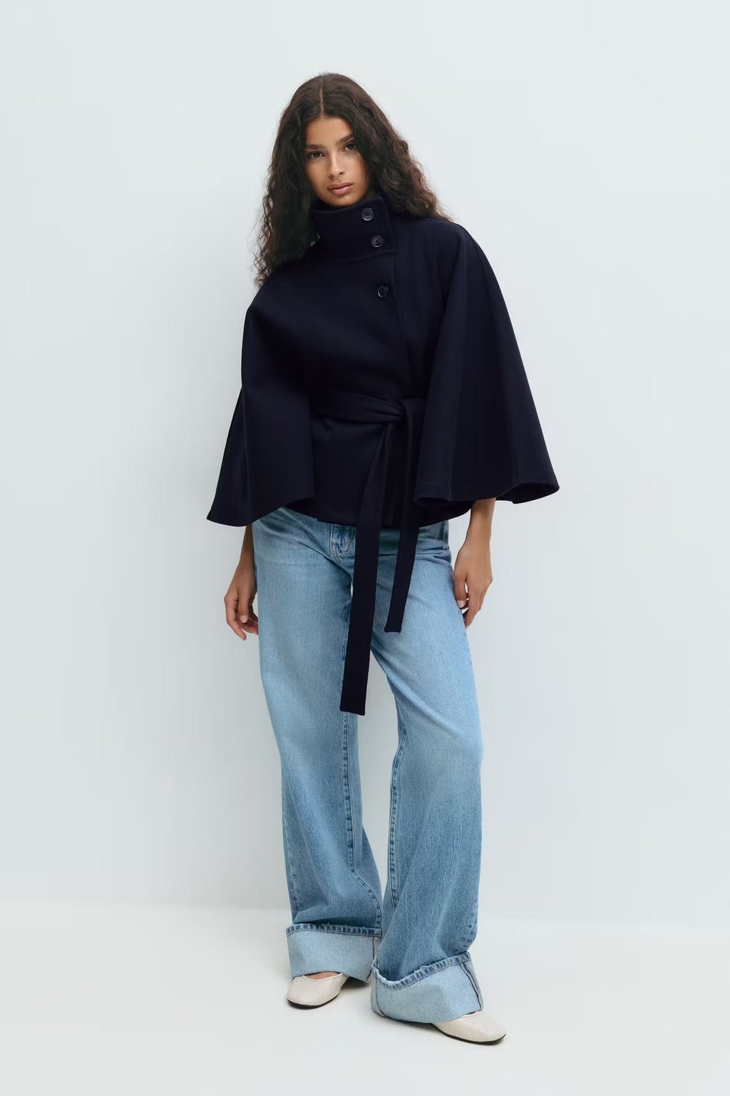 INEAH - BELT CAPE COAT