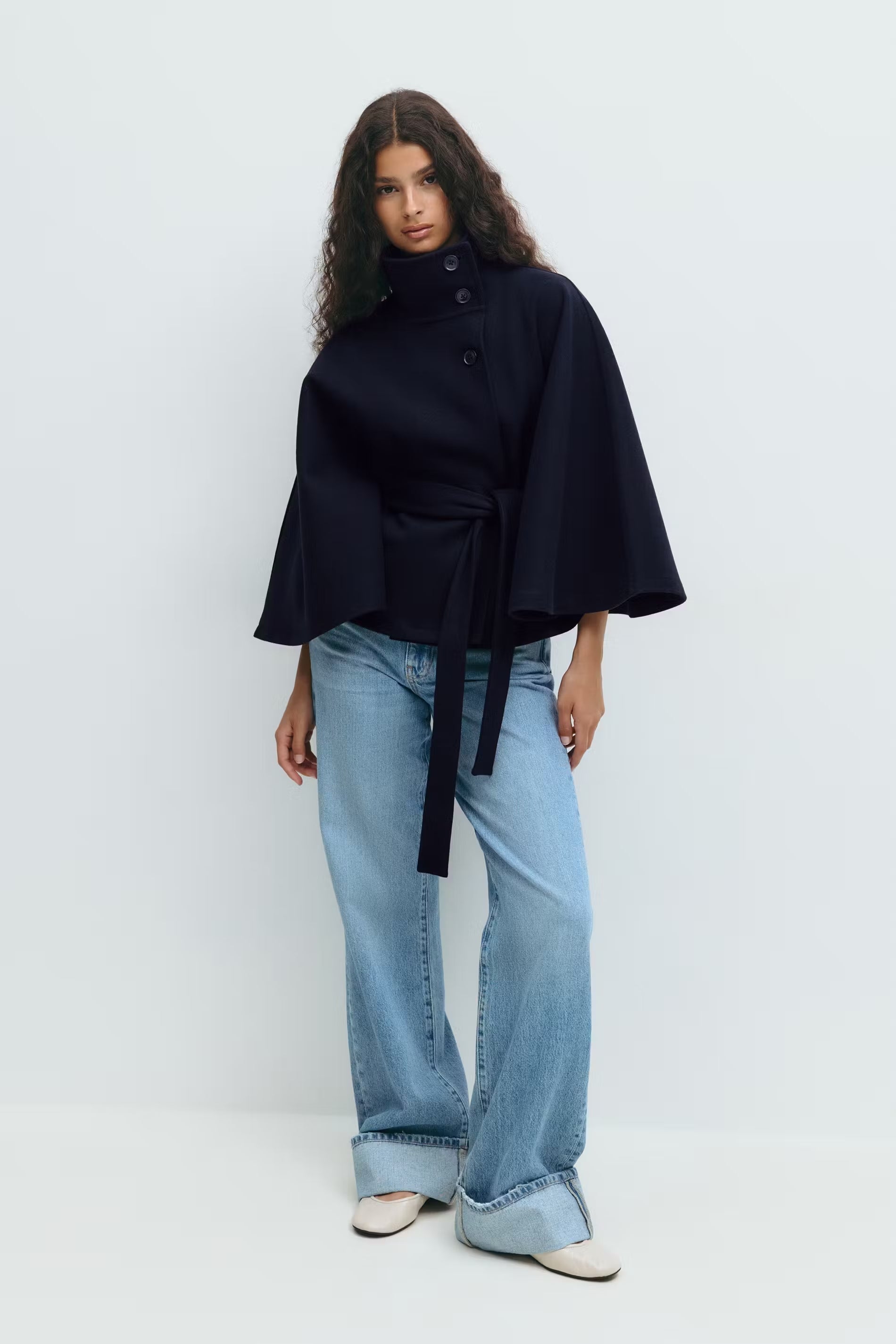 INEAH - BELT CAPE COAT