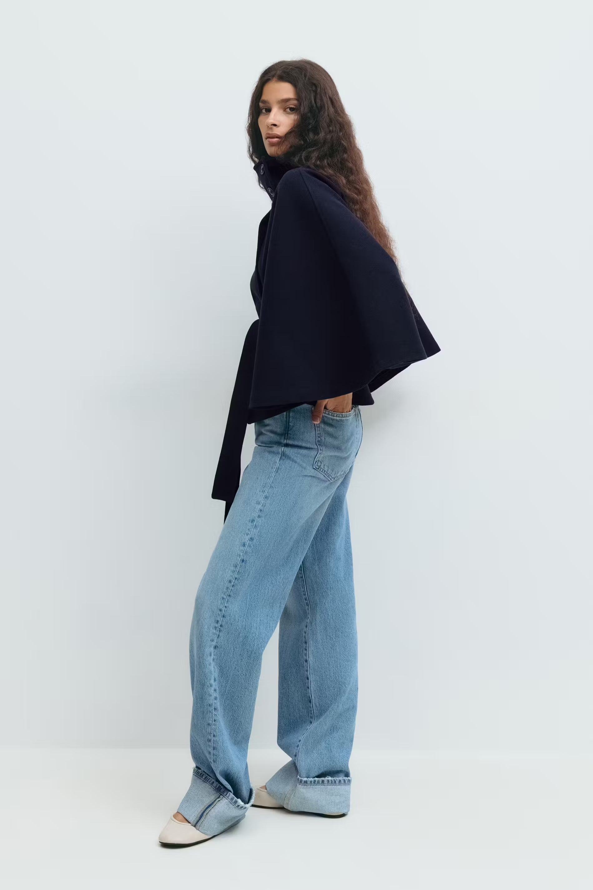 INEAH - BELT CAPE COAT