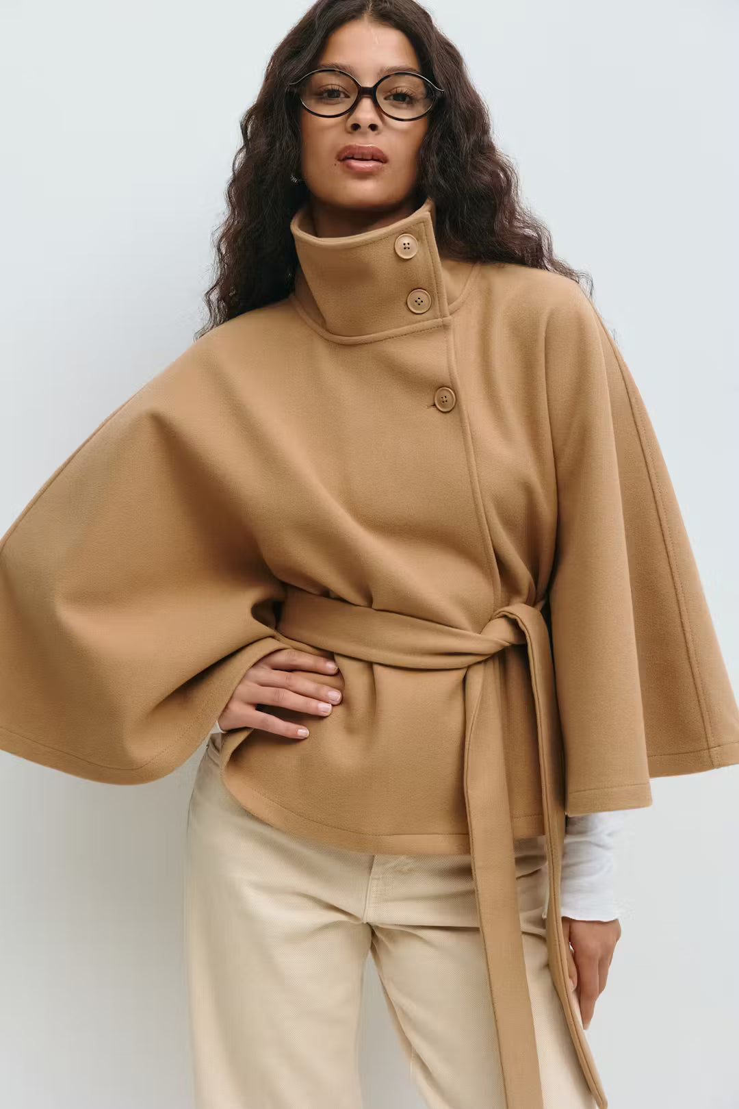 INEAH - BELT CAPE COAT