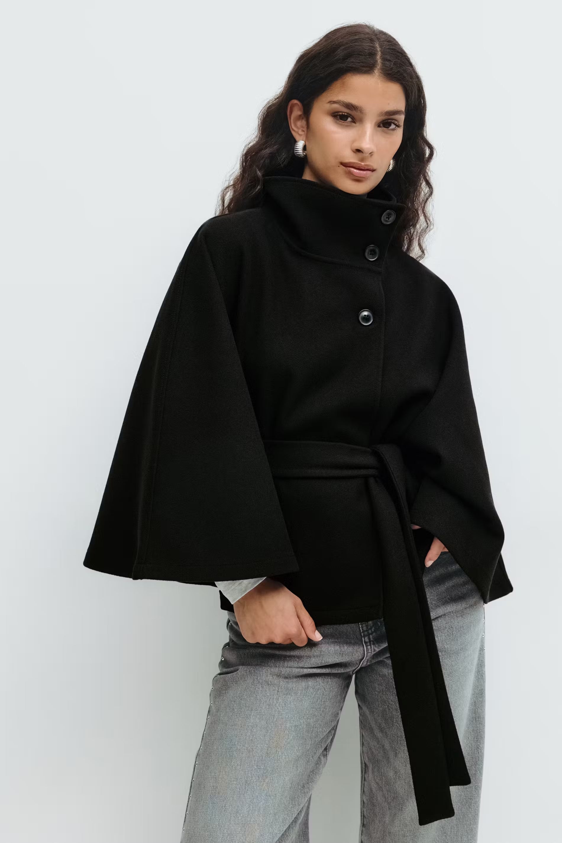 INEAH - BELT CAPE COAT