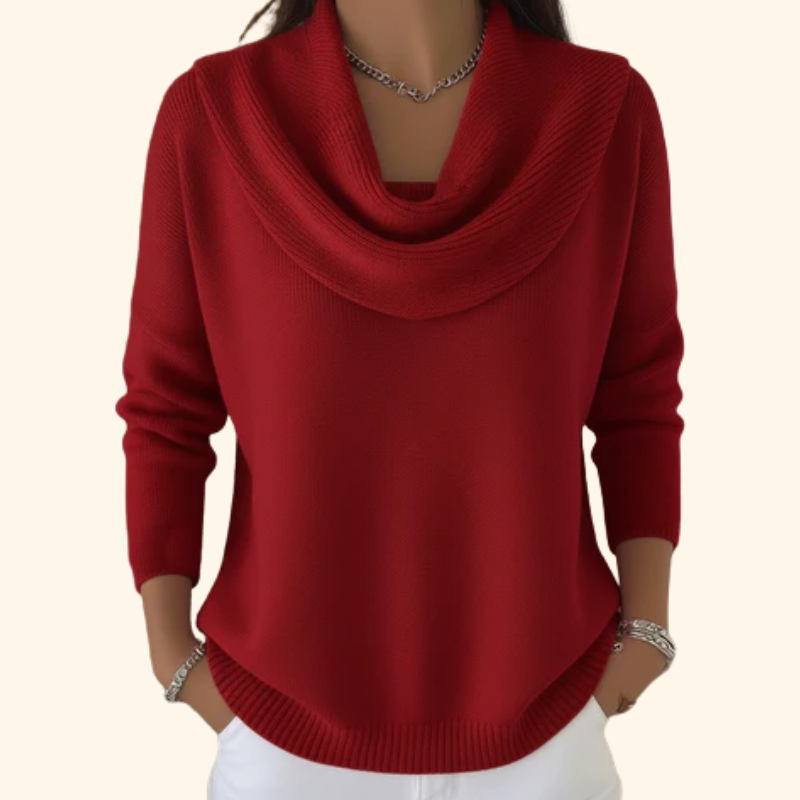 NERISSA - ELEGANT COLLAR JUMPER