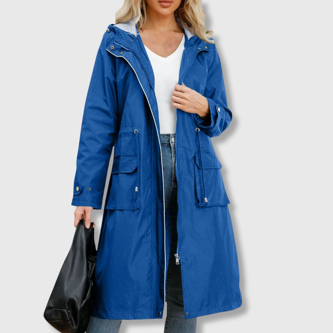 LILLY | CHIC HOODED TRENCH COAT