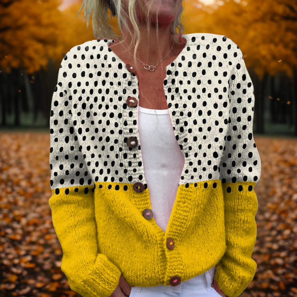 VERA - POLKA DOTS CARDIGAN