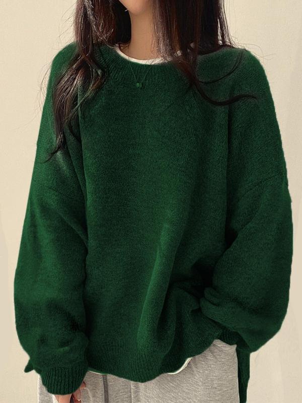 BELLA - SPLIT HEM KNIT SWEATER