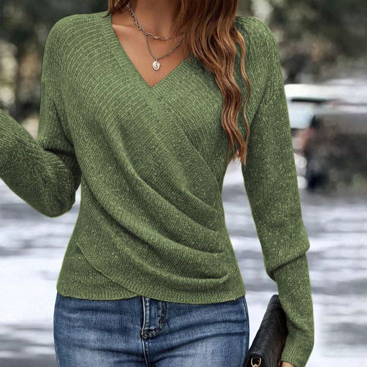 JULIETS | PLAIN V-NECK SWEATER