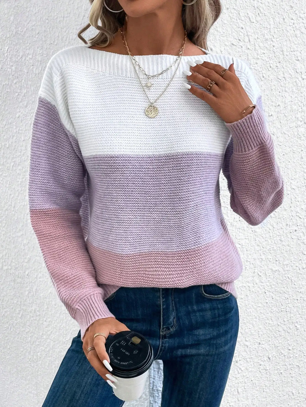 JULIETTE - COLOURFUL WOMEN'S JUMPER