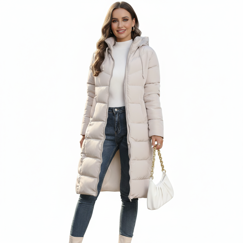 ROWENA - WOMEN’S LONG QUILTED DOWN JACKET