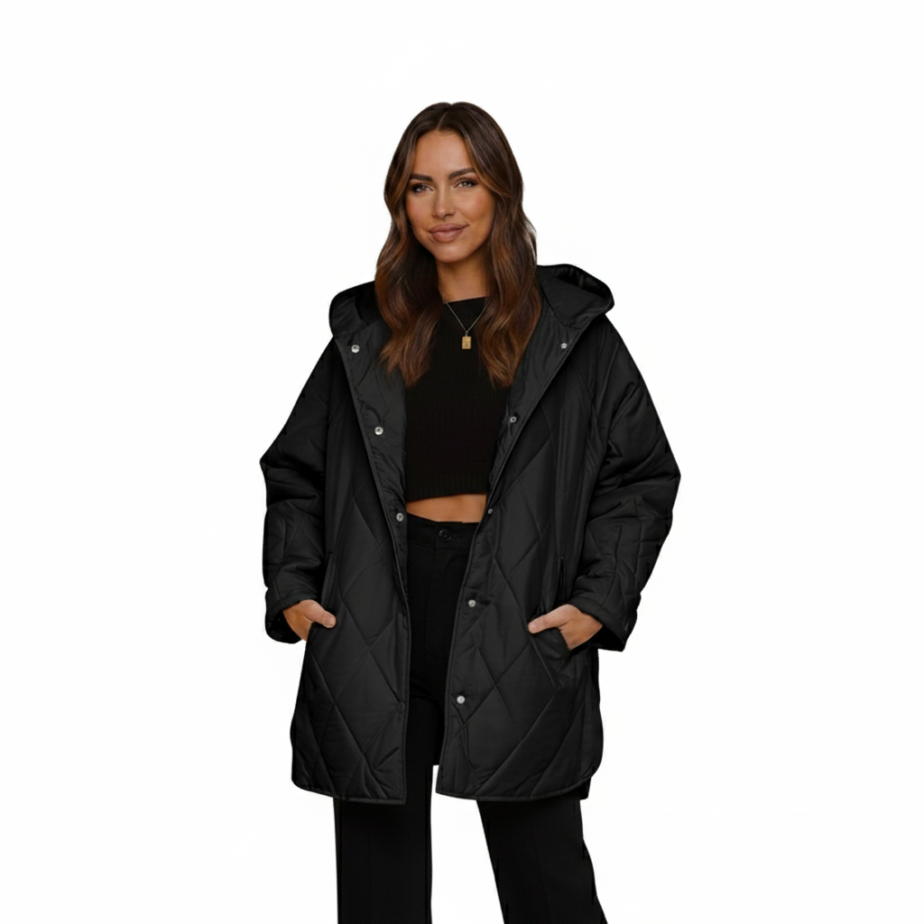 Thea - Quilted Hooded Coat