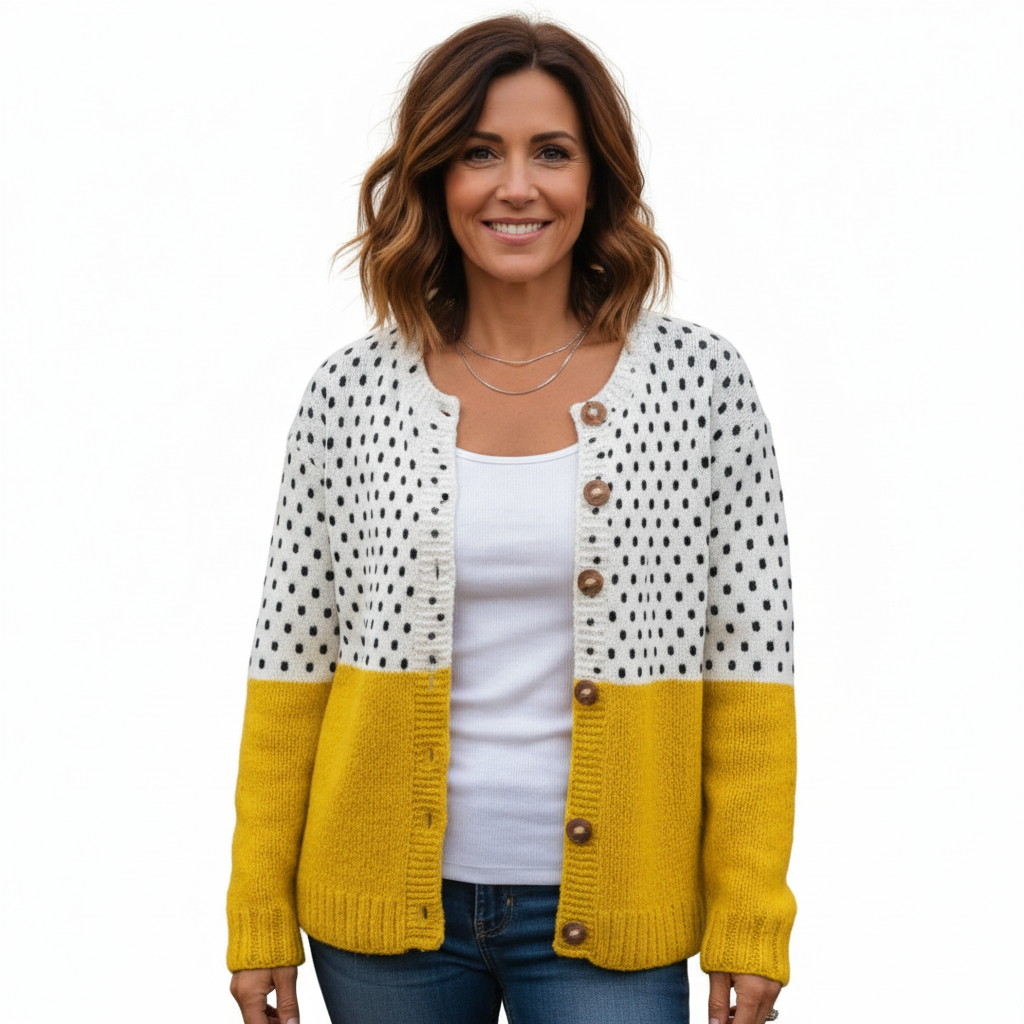 VERA - POLKA DOTS CARDIGAN