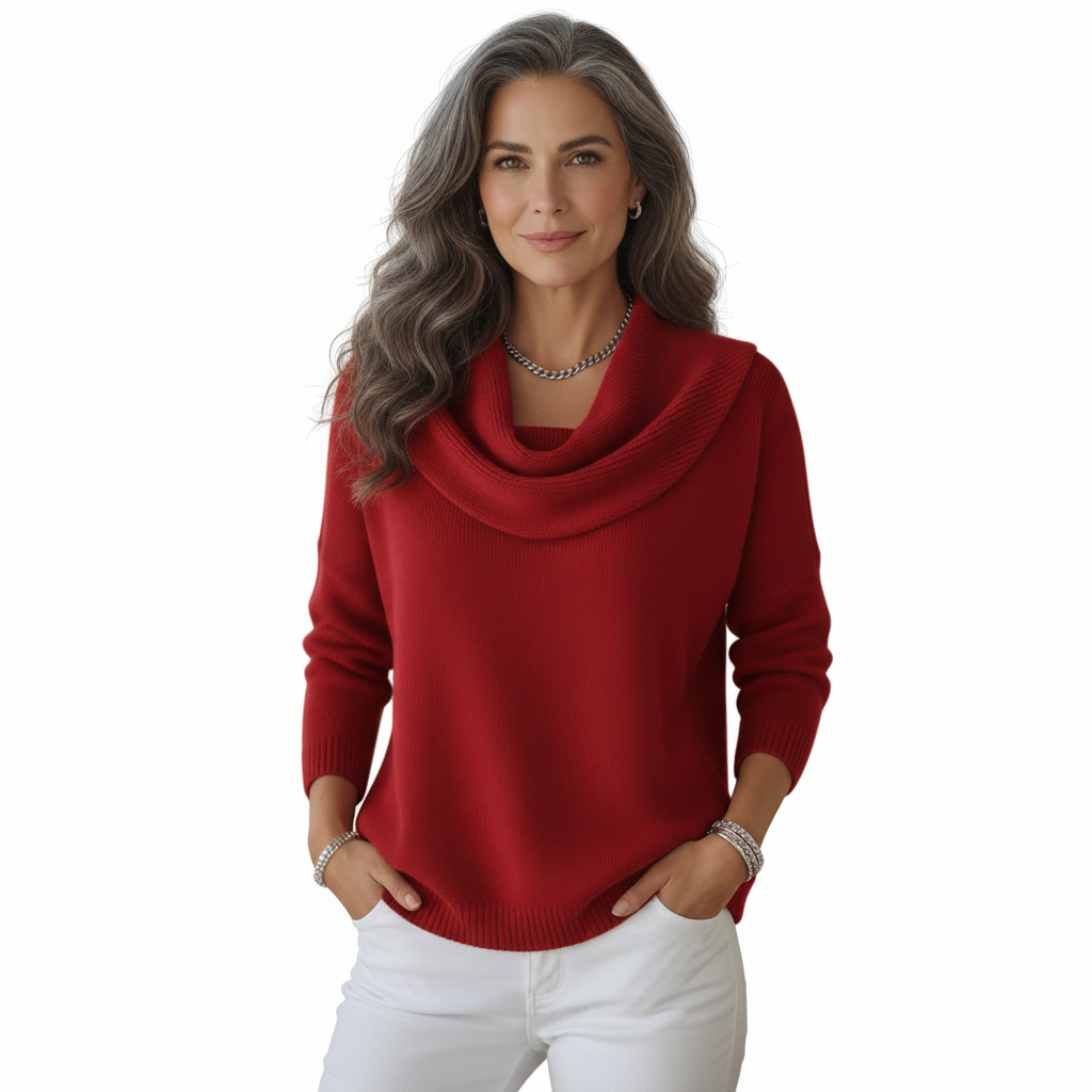 NERISSA - ELEGANT COLLAR JUMPER