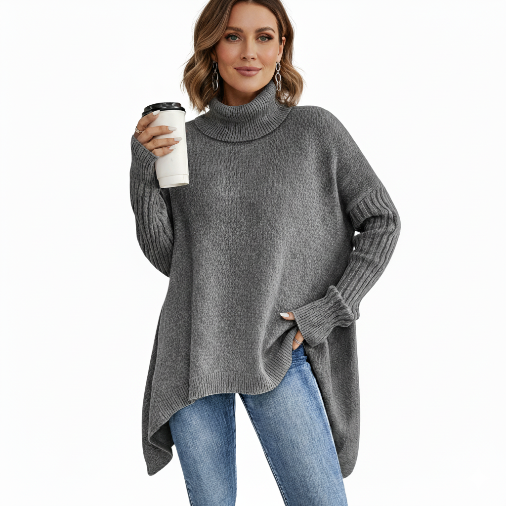 MILENA | ELEGANT TURTLENECK JUMPER WITH TUMMY COVERAGE