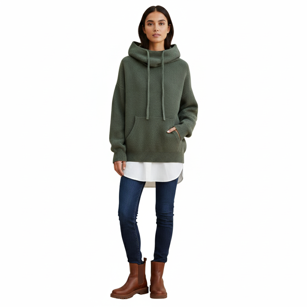 MARIGOLD - CLASSIC TURTLENECK SWEATER FOR WOMEN | RELAXED FIT