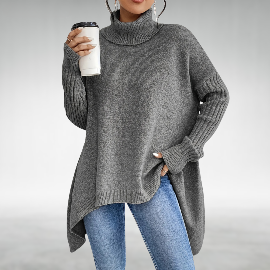 MILENA | ELEGANT TURTLENECK JUMPER WITH TUMMY COVERAGE