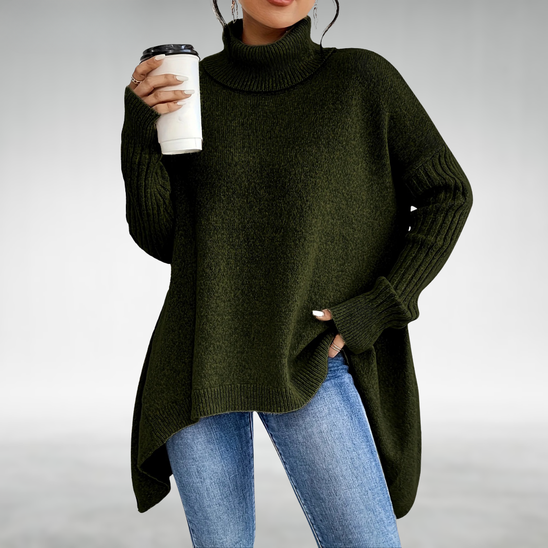MILENA | ELEGANT TURTLENECK JUMPER WITH TUMMY COVERAGE