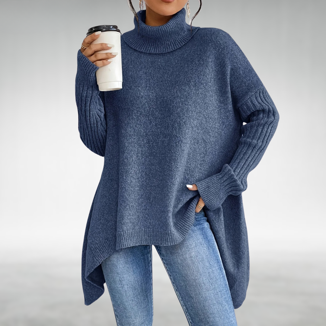 MILENA | ELEGANT TURTLENECK JUMPER WITH TUMMY COVERAGE