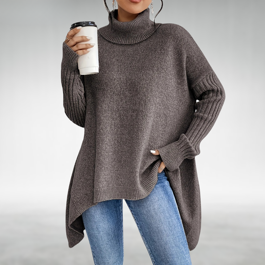 MILENA | ELEGANT TURTLENECK JUMPER WITH TUMMY COVERAGE