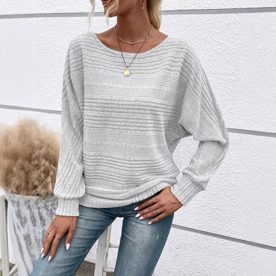 AMALIA | ELEGANT RELAXED KNIT SWEATER WITH TUMMY COVERAGE