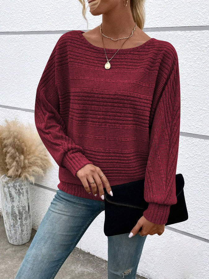 AMALIA | ELEGANT RELAXED KNIT SWEATER WITH TUMMY COVERAGE