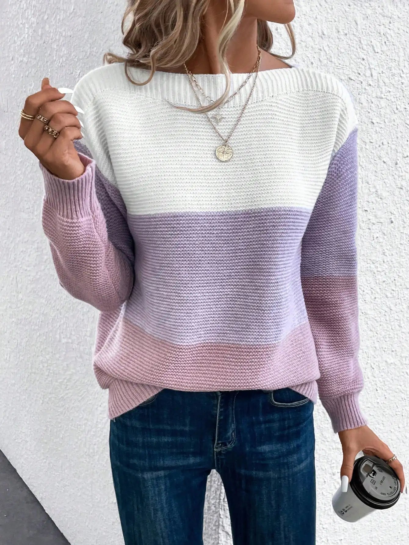 JULIETTE - COLOURFUL WOMEN'S JUMPER
