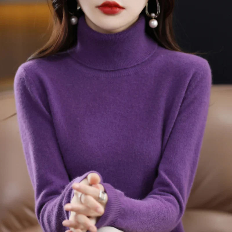 AVA | CASHMERE TURTLENECK SWEATER