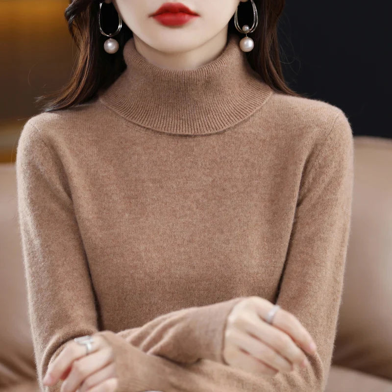 AVA | CASHMERE TURTLENECK SWEATER