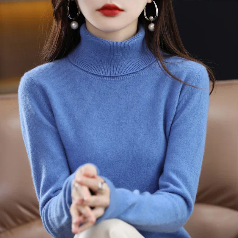 AVA | CASHMERE TURTLENECK SWEATER
