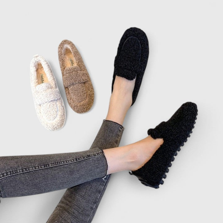 MARY - LUXURY LAMBSWOOL SLIPPERS – WARM & NON-SLIP