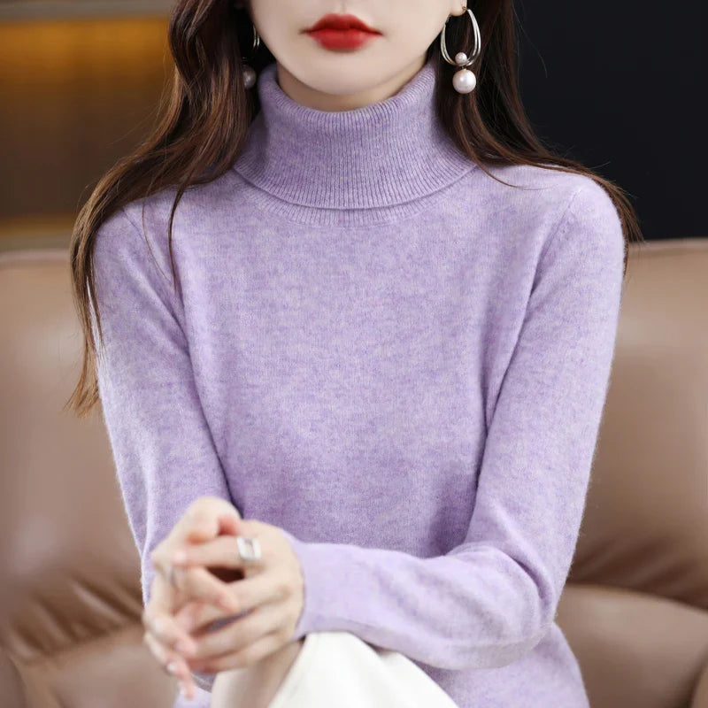 AVA | CASHMERE TURTLENECK SWEATER