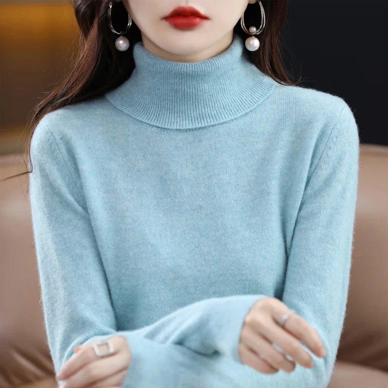 AVA | CASHMERE TURTLENECK SWEATER