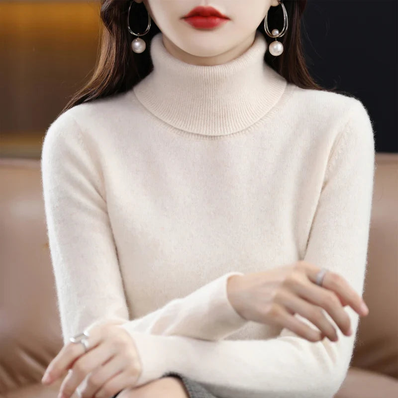 AVA | CASHMERE TURTLENECK SWEATER