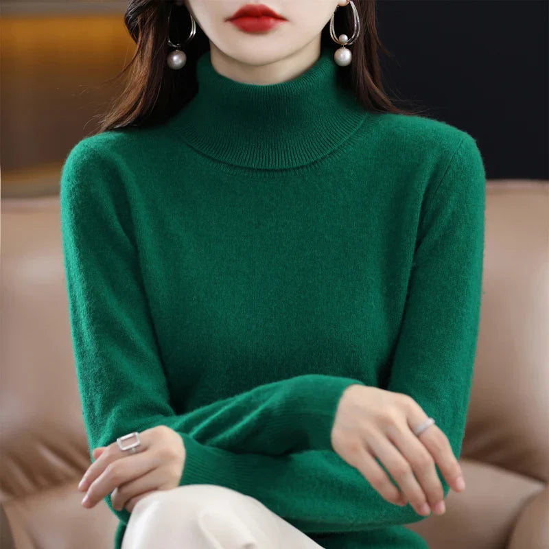 AVA | CASHMERE TURTLENECK SWEATER