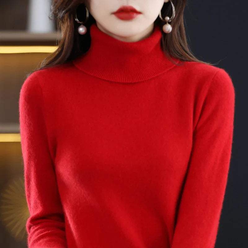 AVA | CASHMERE TURTLENECK SWEATER