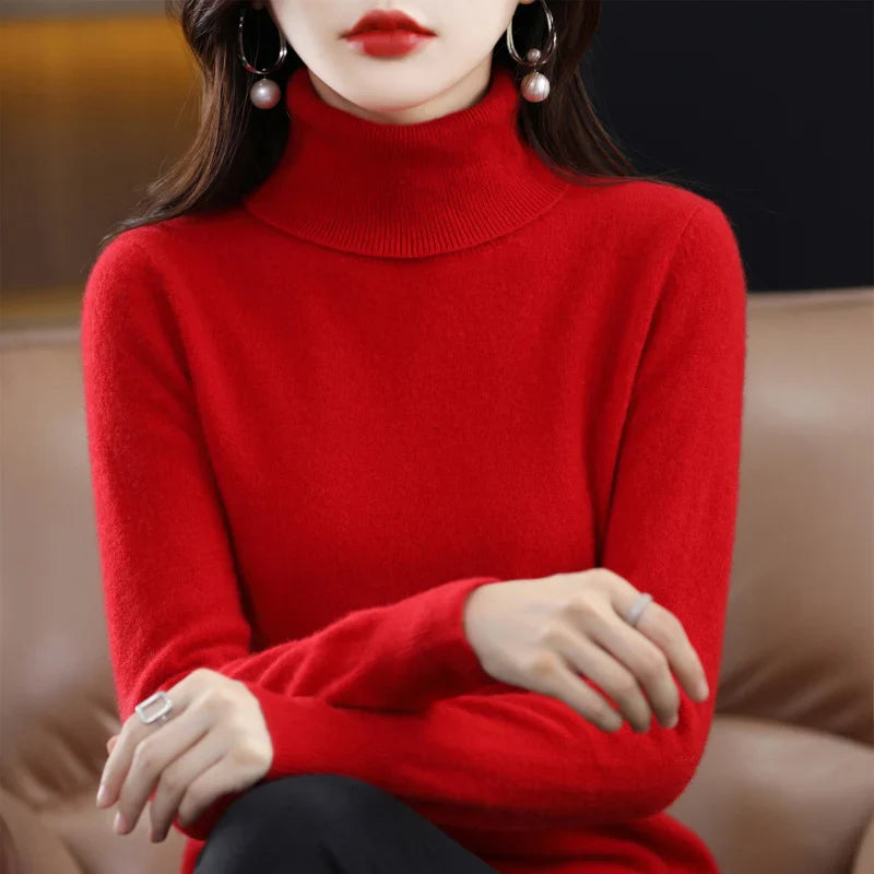 AVA | CASHMERE TURTLENECK SWEATER