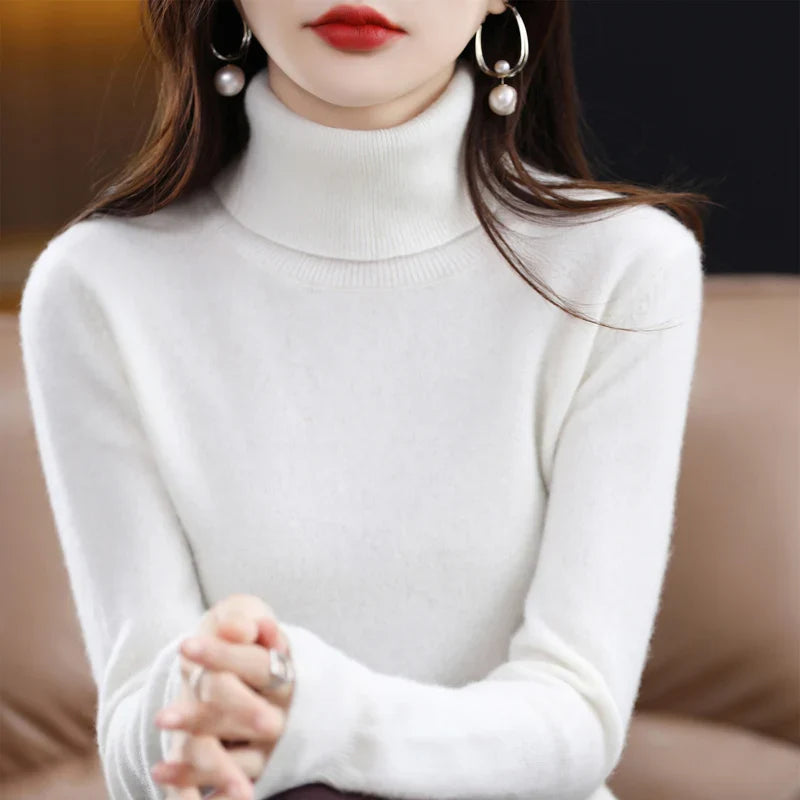 AVA | CASHMERE TURTLENECK SWEATER