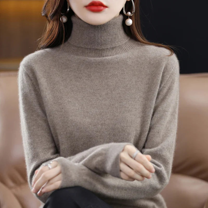 AVA | CASHMERE TURTLENECK SWEATER