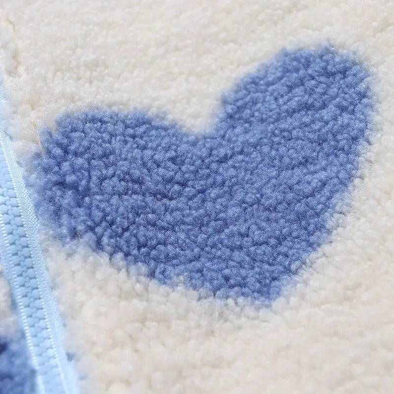 CAROLA – REVERSIBLE HEART-PRINT COMFORT JACKET