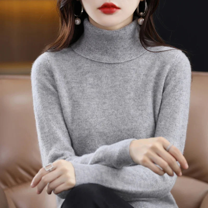 AVA | CASHMERE TURTLENECK SWEATER