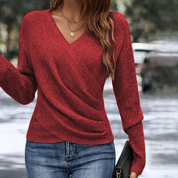 JULIETS | PLAIN V-NECK SWEATER