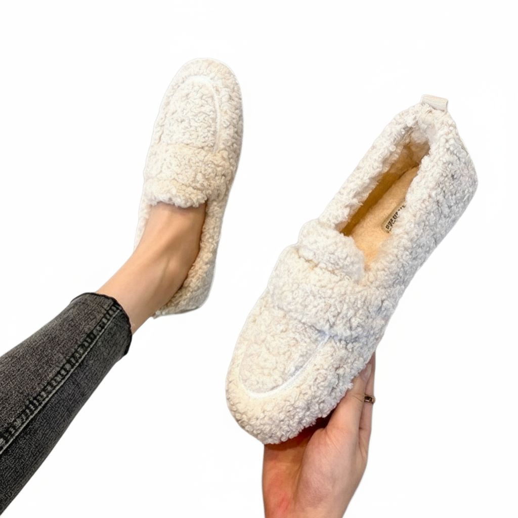 MARY - LUXURY LAMBSWOOL SLIPPERS – WARM & NON-SLIP