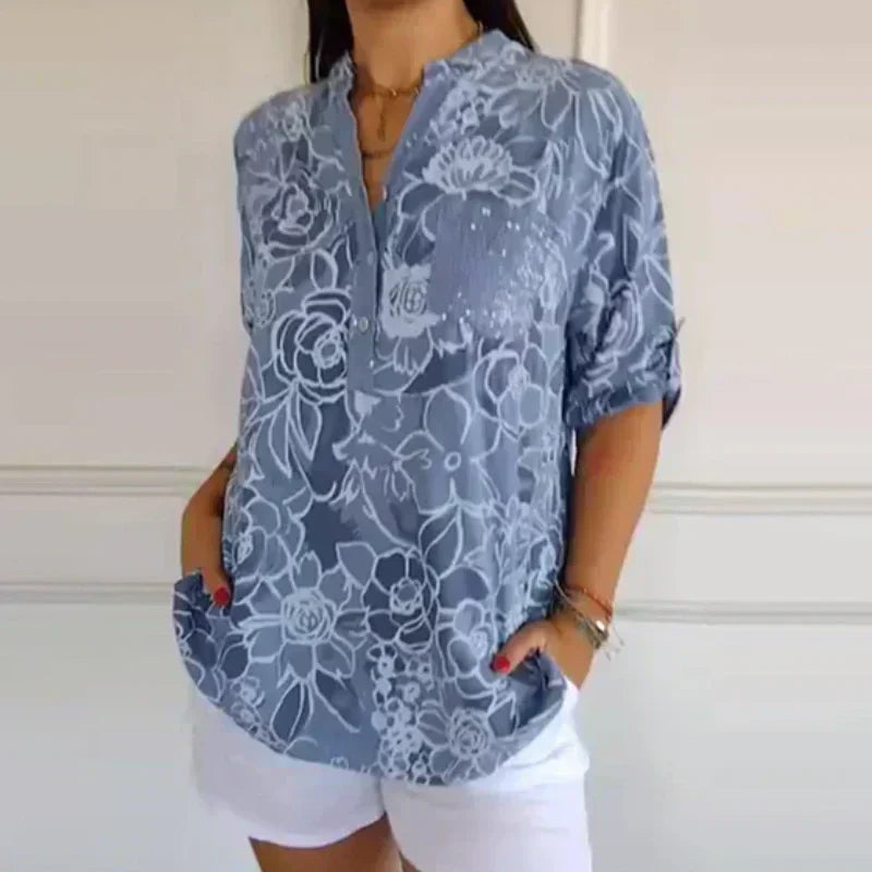 GRACE - FLORAL PRINT BLOUSE