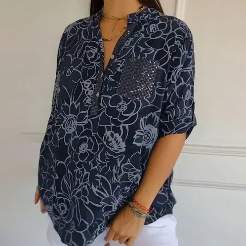 GRACE - FLORAL PRINT BLOUSE