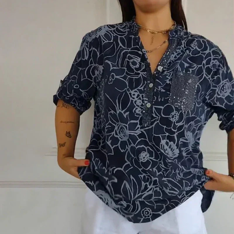 GRACE - FLORAL PRINT BLOUSE